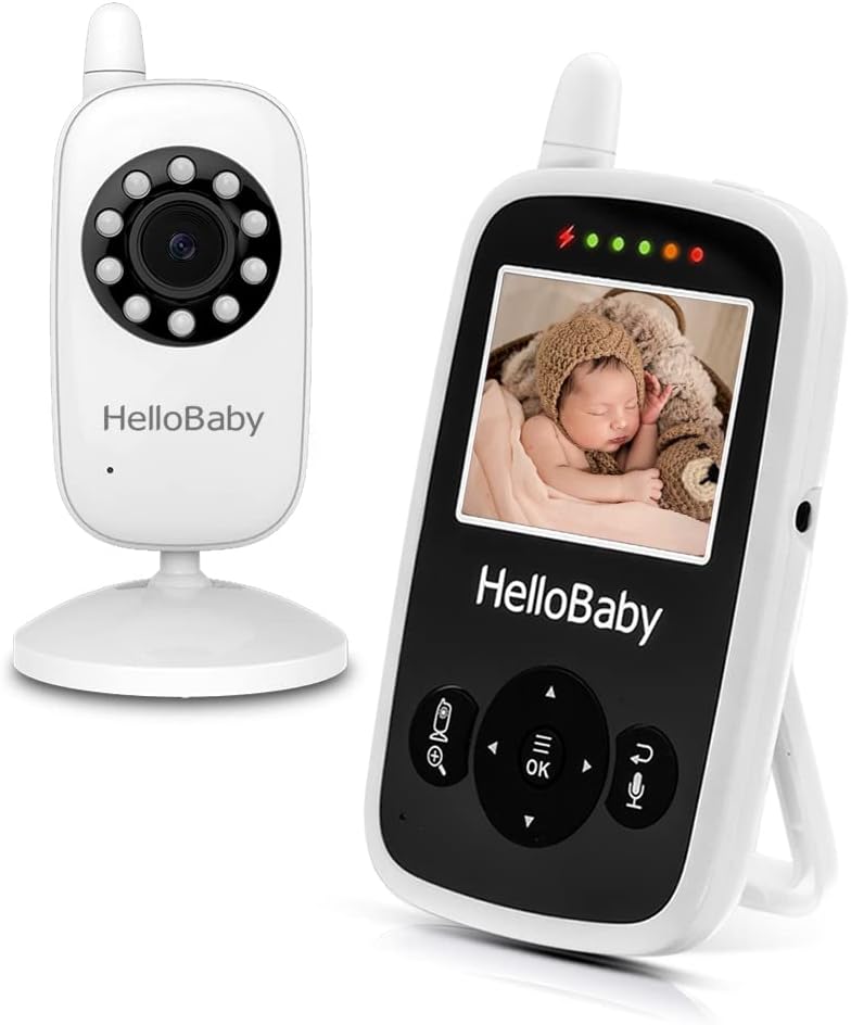 Baby Monitor with Camera and Audio, 3.2 Screen, Auto Night Vision, 2-Way Talk U2181