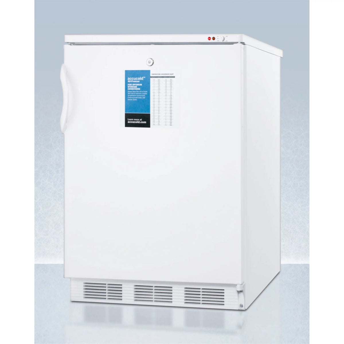 24" Wide Manual Defrost Freezer with Lock U19247