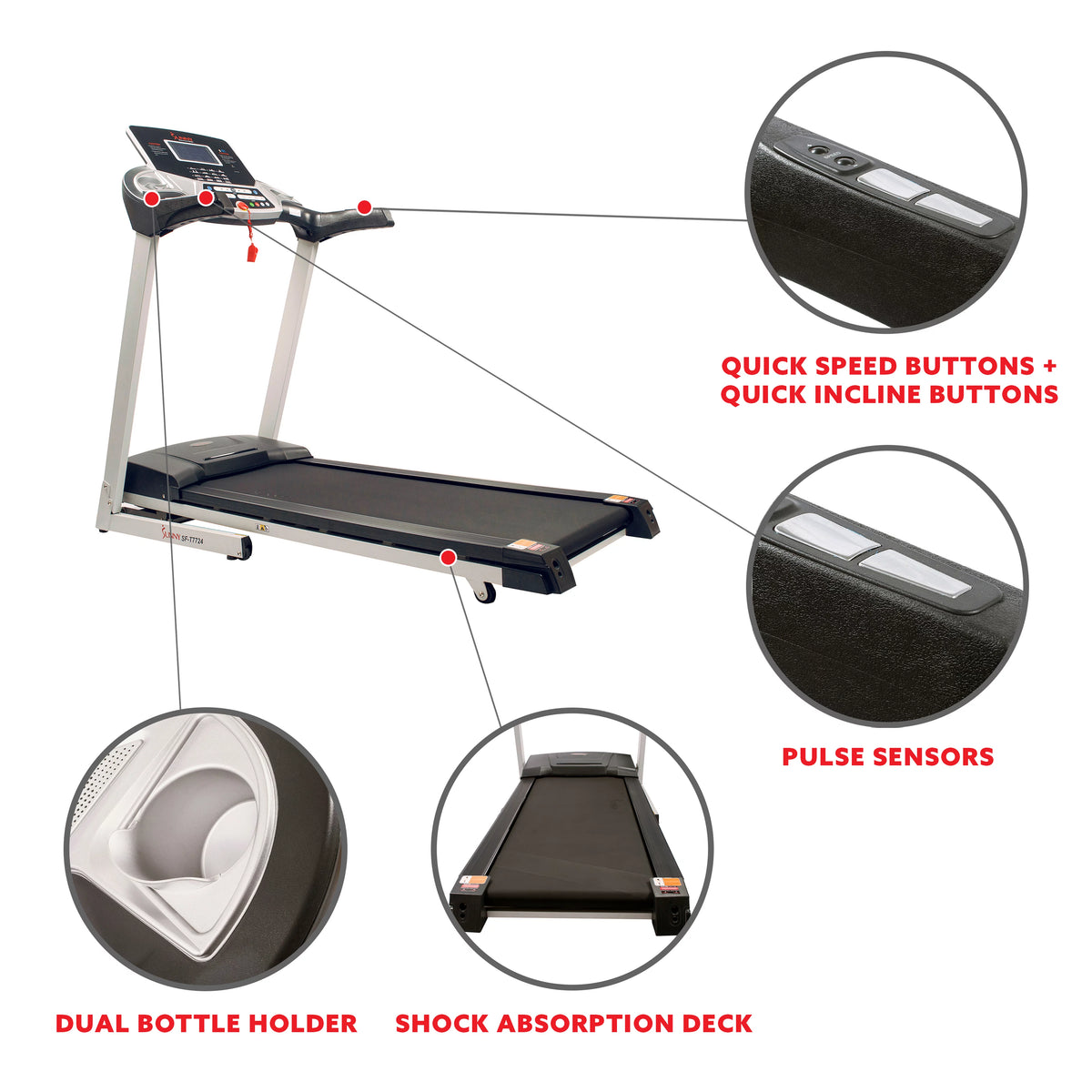 Motorized Incline Treadmill G865098