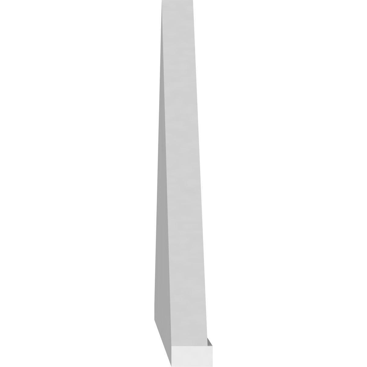 Peaked Cap 3 Spoke PVC Pediment T6997