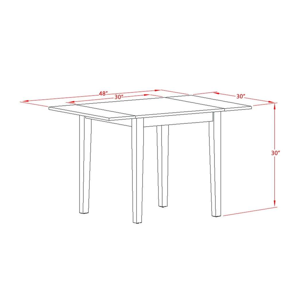 3-piece Dining Set with Panel Back H272802