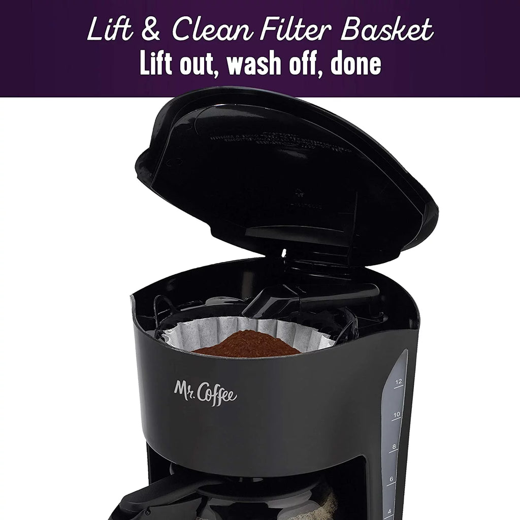 12-Cup Black Coffee Maker J766