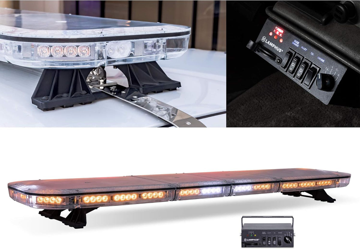 47" 98W RED LED Emergency Light Bar Y162073