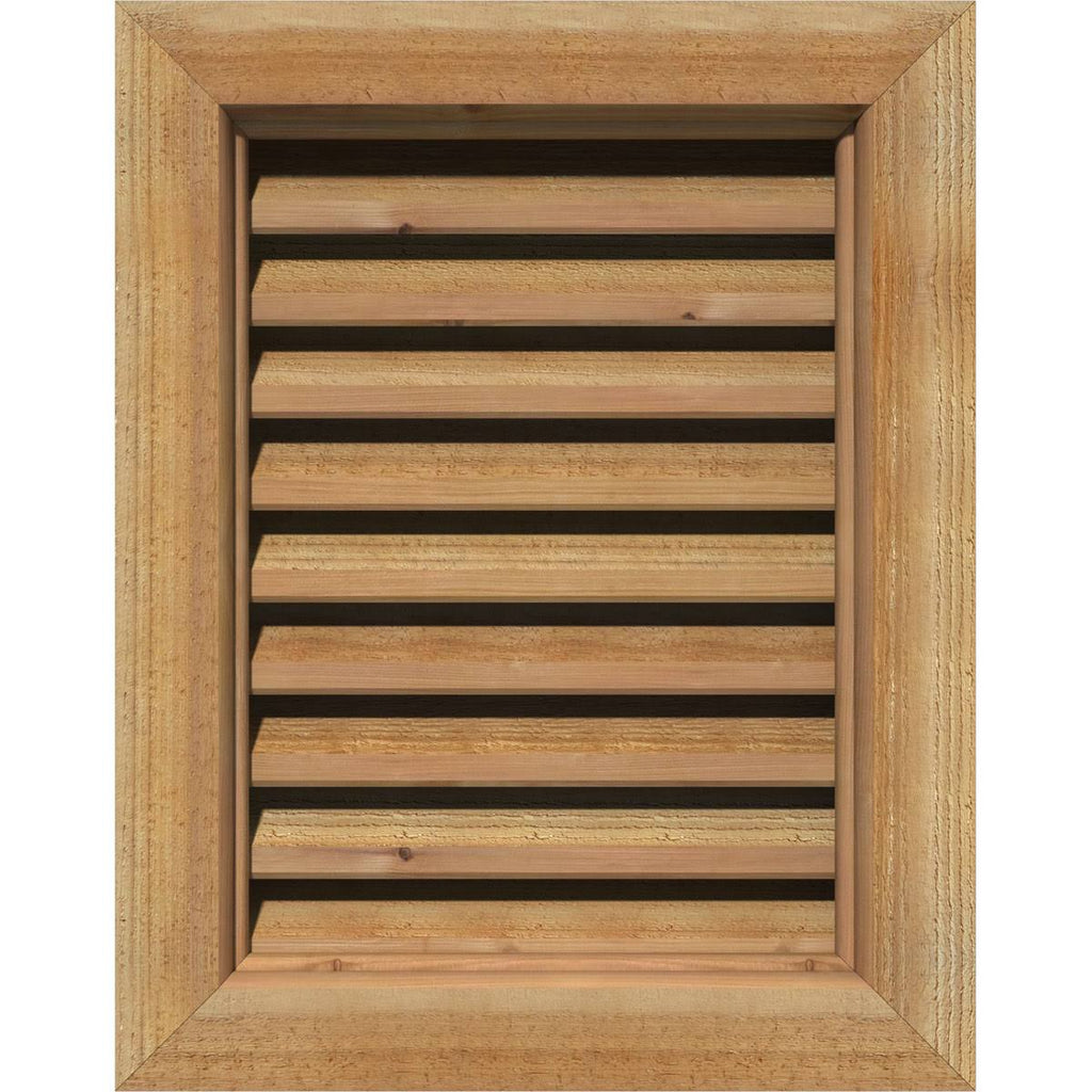 Unfinished Functional Vertical Gable Vent T85794