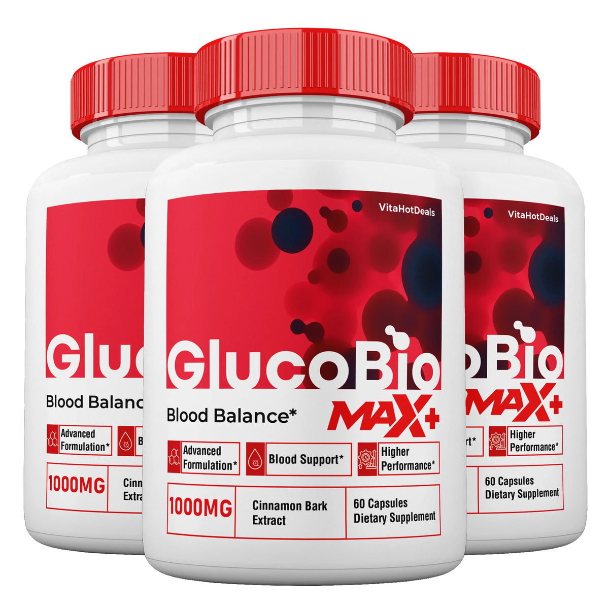 GlucoBio Capsules 3 Pack N470