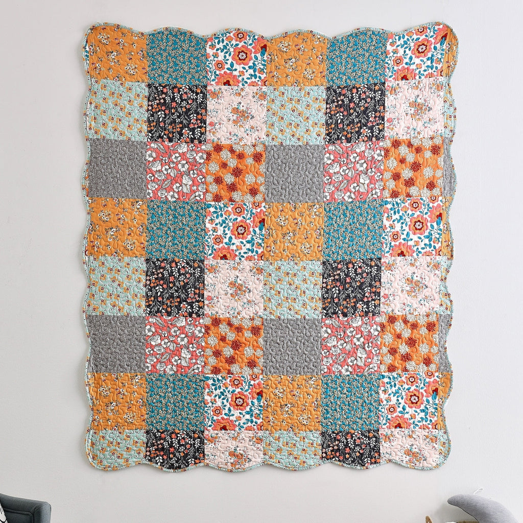 Quilted Cotton Throw U52583