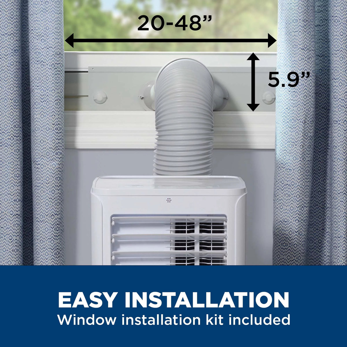 6,100 BTU Portable Air Conditioner with Remote Q9764