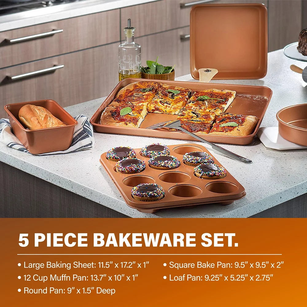 25 Piece Non Stick Cookware Set with Utensils S232