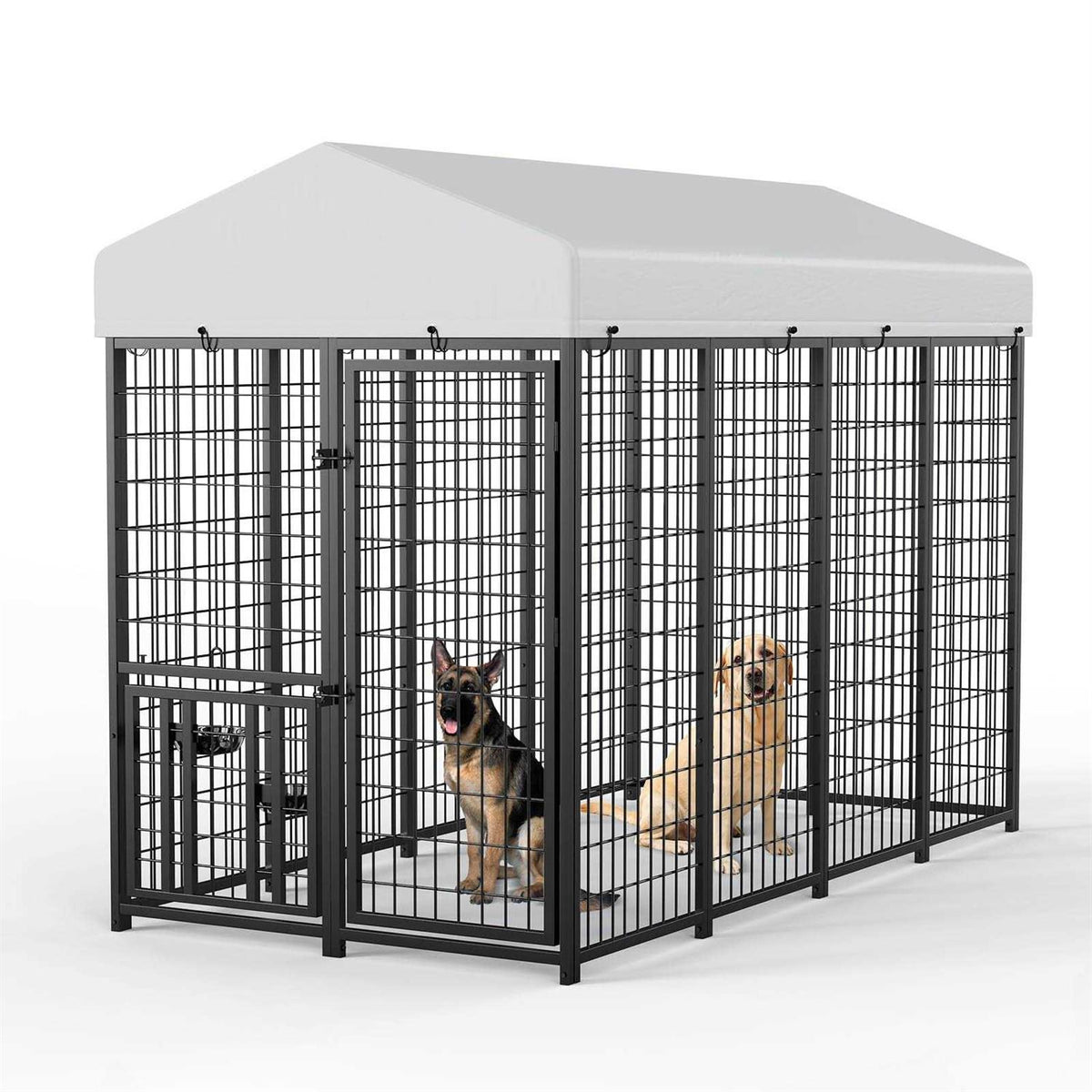 Large Metal Dog Kennel Outdoor Pet Enclosure A8972
