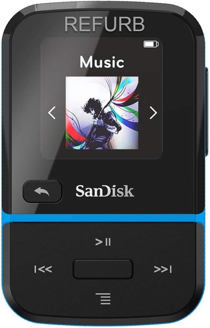 16GB Blue MP3 Player with FM Radio J67389