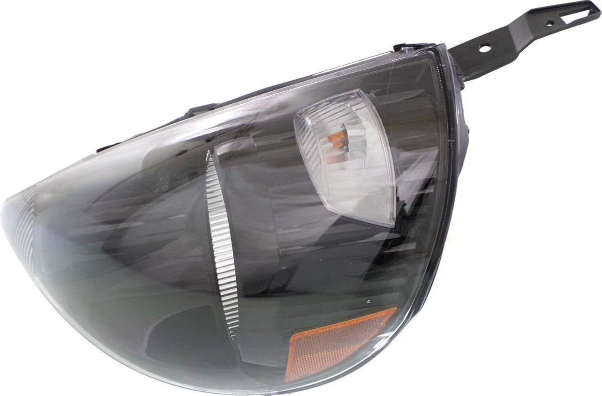 Halogen Headlight Assembly Black Interior X7304