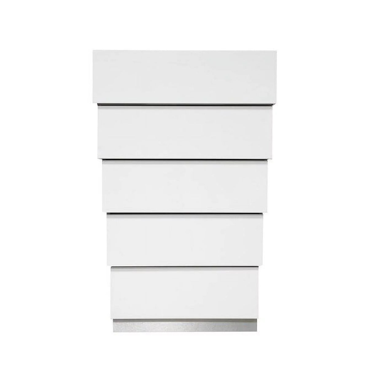 White 5 Drawer Chest U971