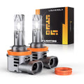 6500K Cool White LED Headlight Bulbs, Pack of 2 Q203