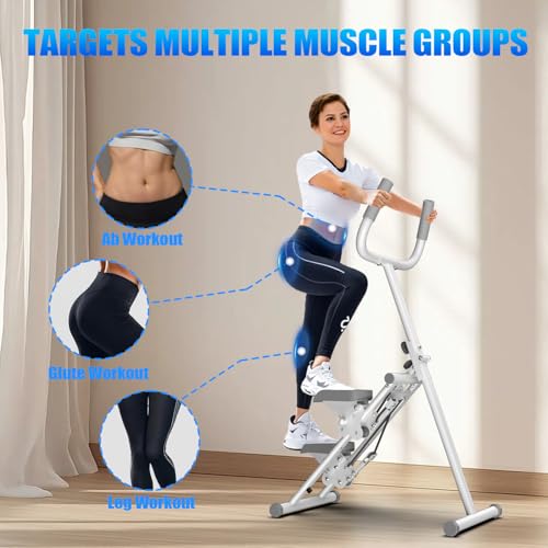 Compact Foldable Stair Stepper with Handlebar Z556
