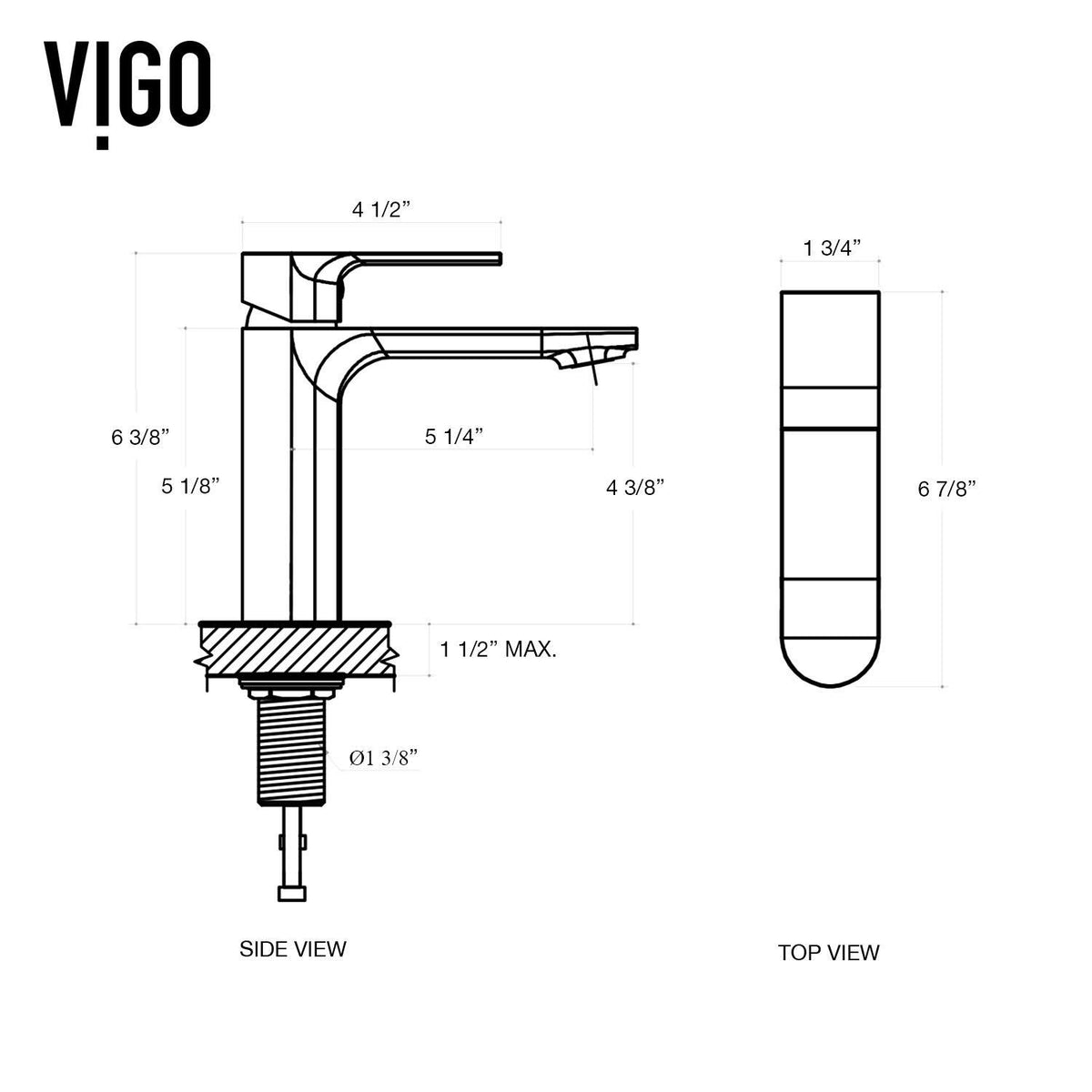 Chrome Single Hole Bathroom Faucet A66478