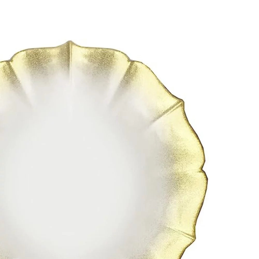 Round Glass Decorative Charger Plate R2085