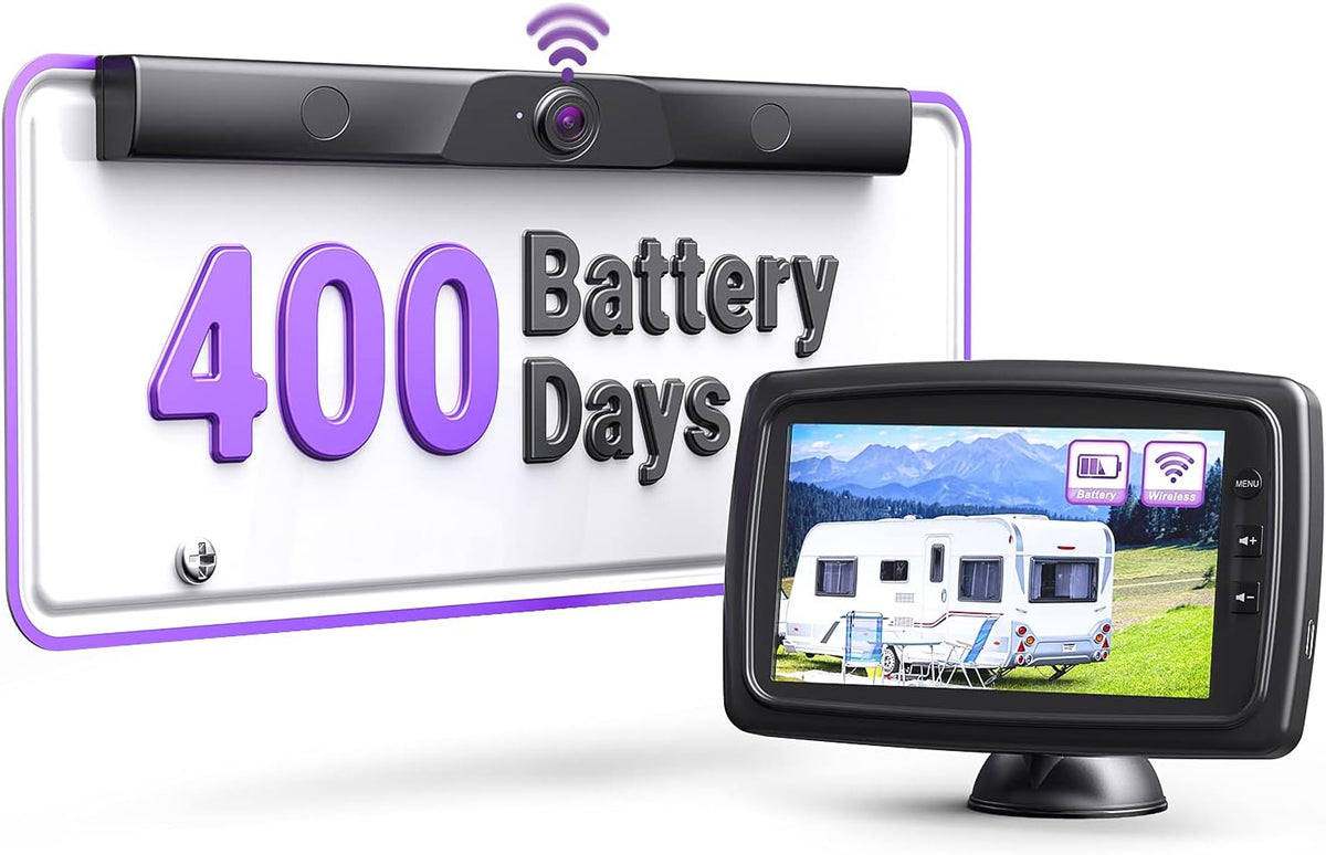 Wireless Backup Camera System Kit with 4.3'' HD Monitor K59020