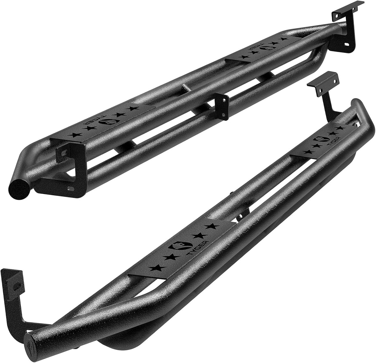 Textured Black Side Step Nerf Bars Running Boards O559