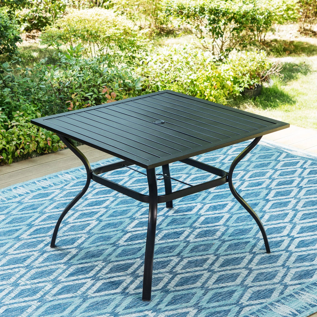6-Piece Outdoor Patio Dining Set with 9 ft Umbrella D53451