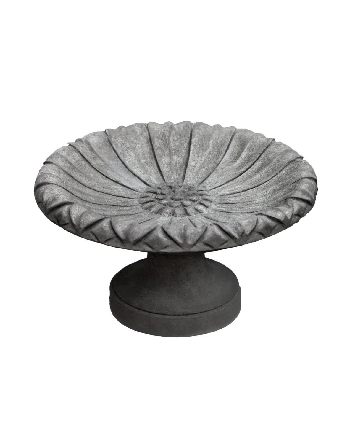 Travertine Lotus Birdbath P72197