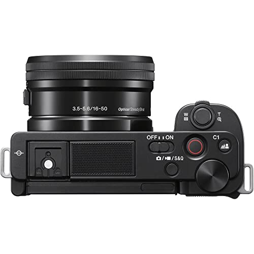 Black Mirrorless Camera with 16-50mm Lens U995