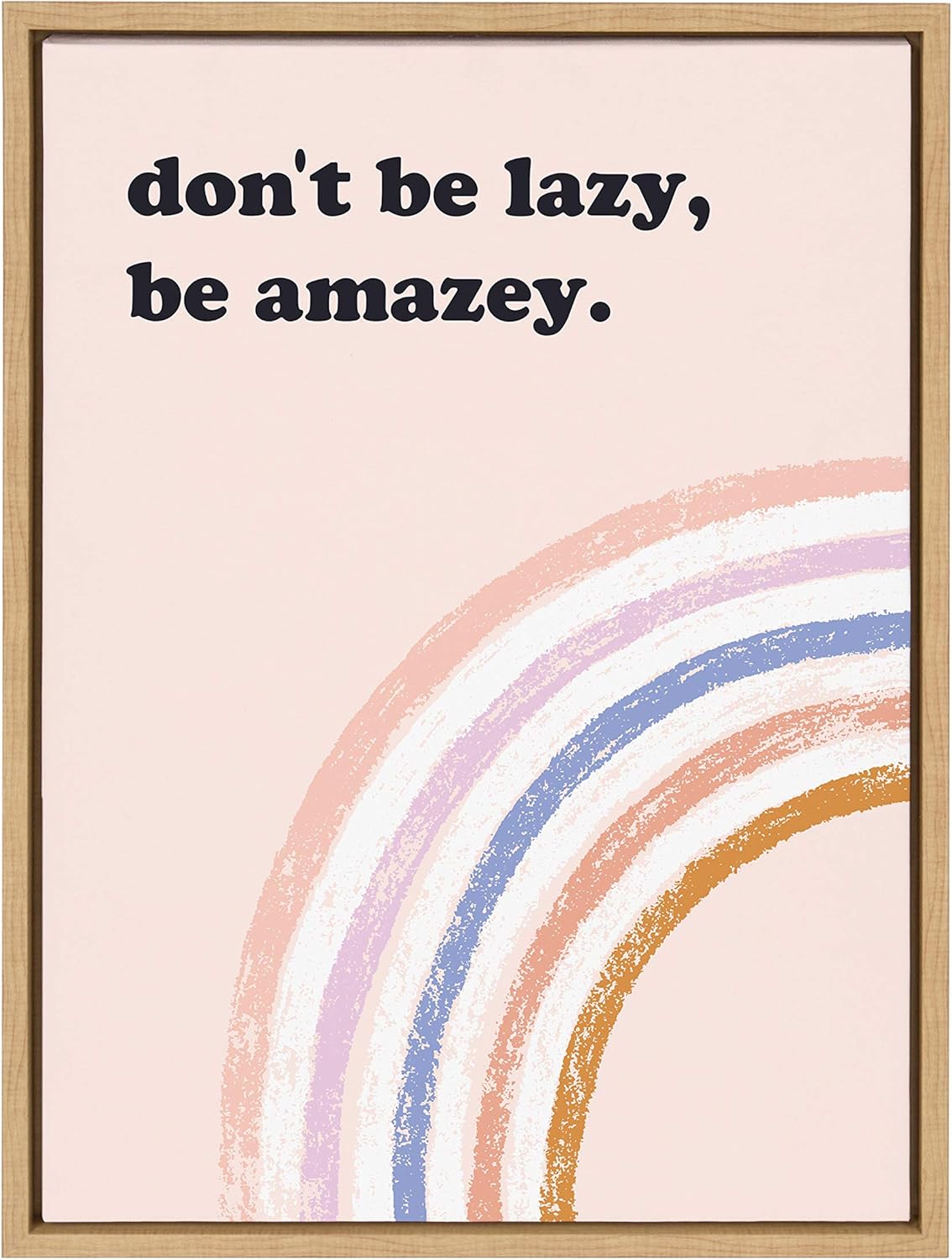 Framed Canvas Wall Art, 18x24 Natural D14308