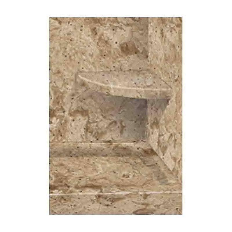 Solid Surface Wall-Mount Corner Shower Seat S45976