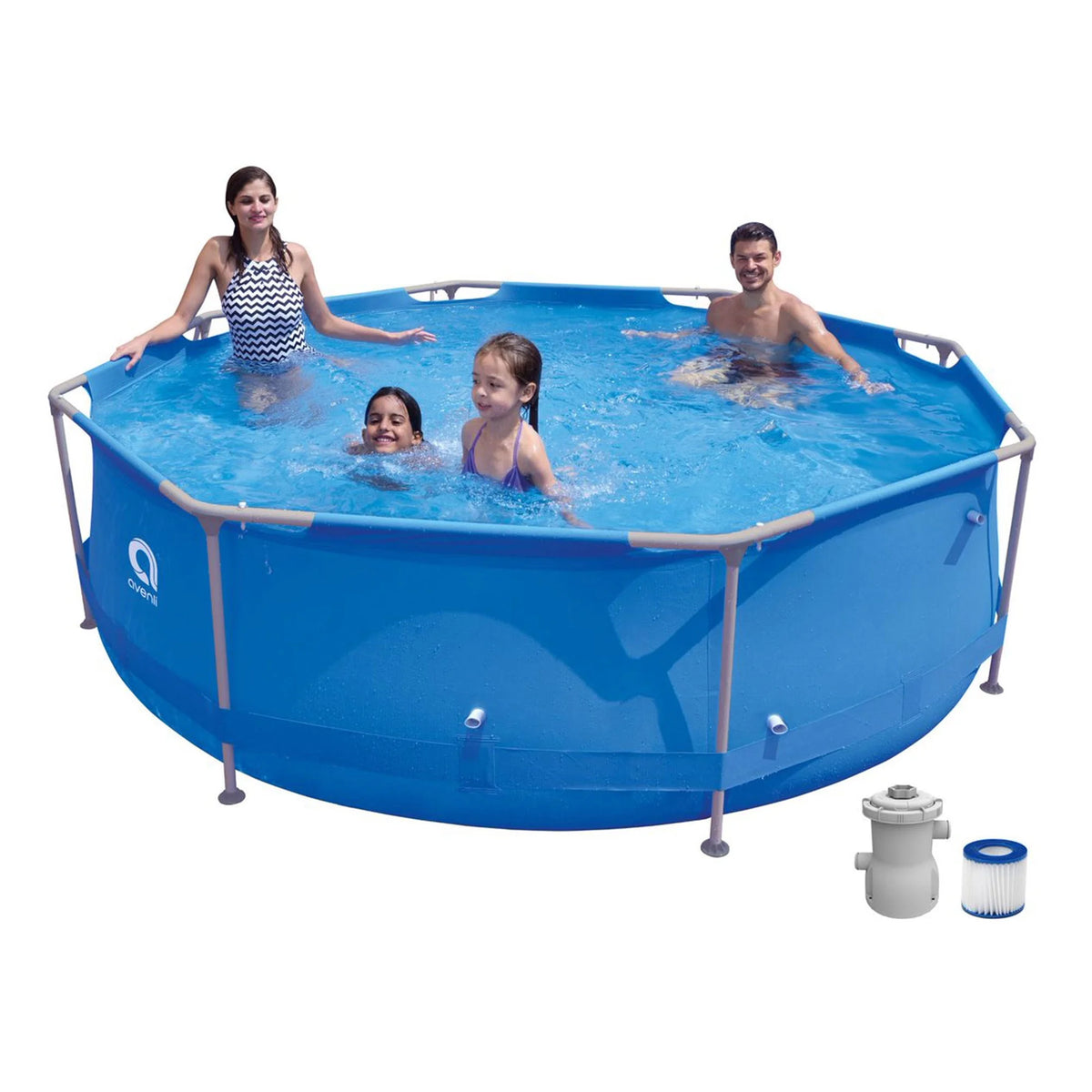 9ft x 30in Round Frame Swimming Pool J265