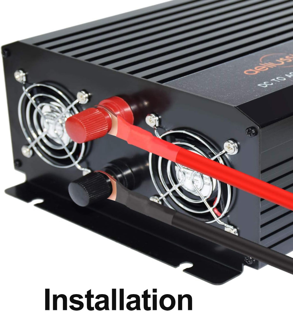 1500 Watt Pure Sine Wave Power Inverter 24V DC to AC 110V 120V with LCD Display and Remote Switch T635426