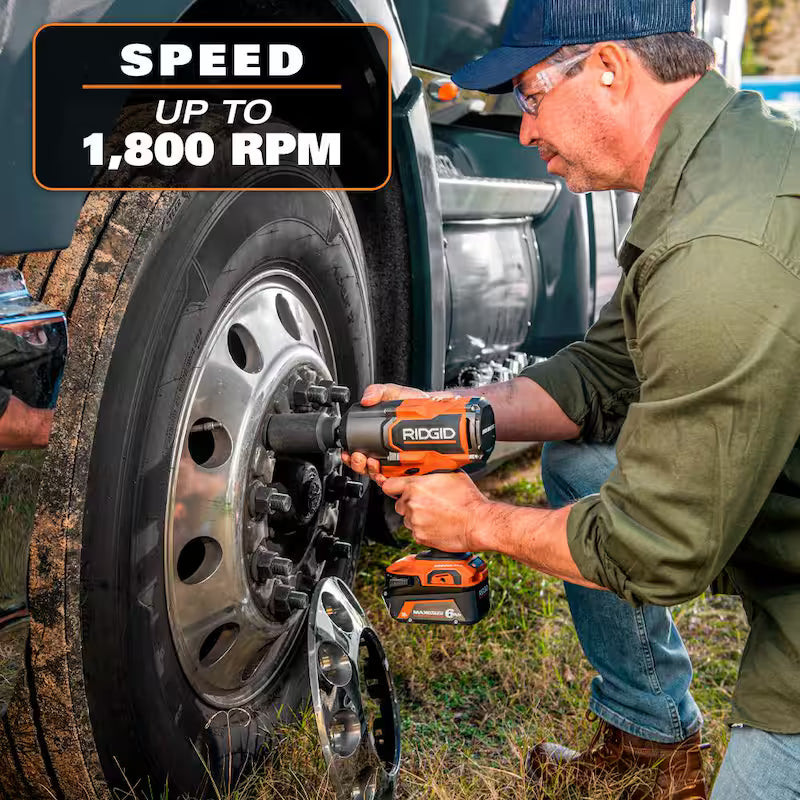 18V Brushless Cordless 1/2 in. High-Torque Impact Wrench D560