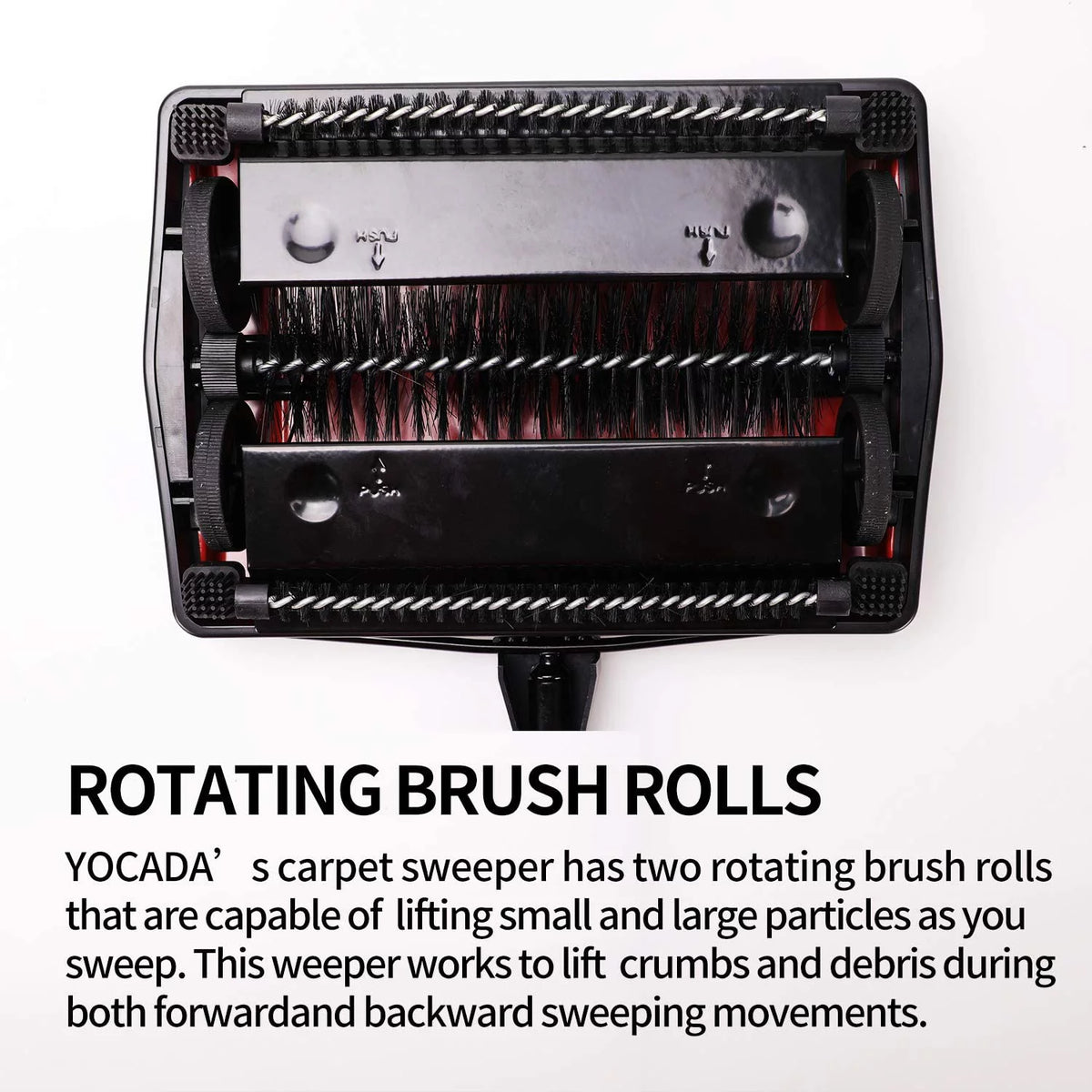 Red Carpet Sweeper with Brush M856