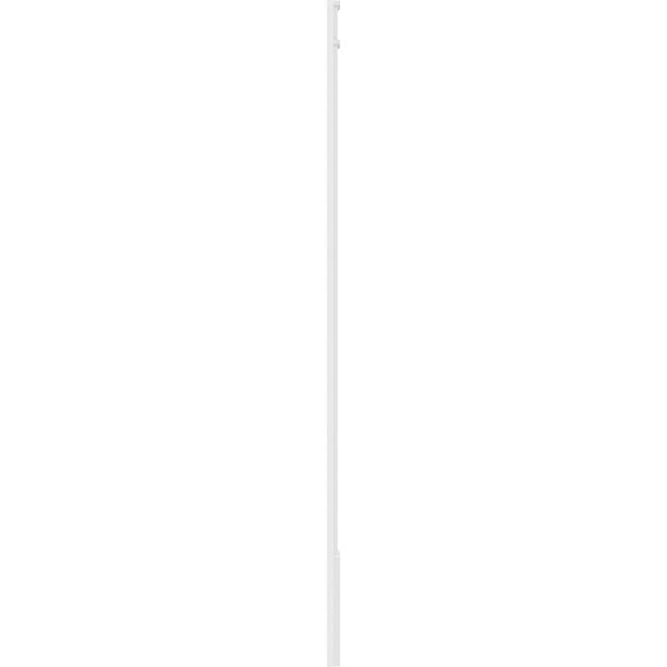 Smooth PVC Pilaster with Decorative Capital and Base (Pair) N116346