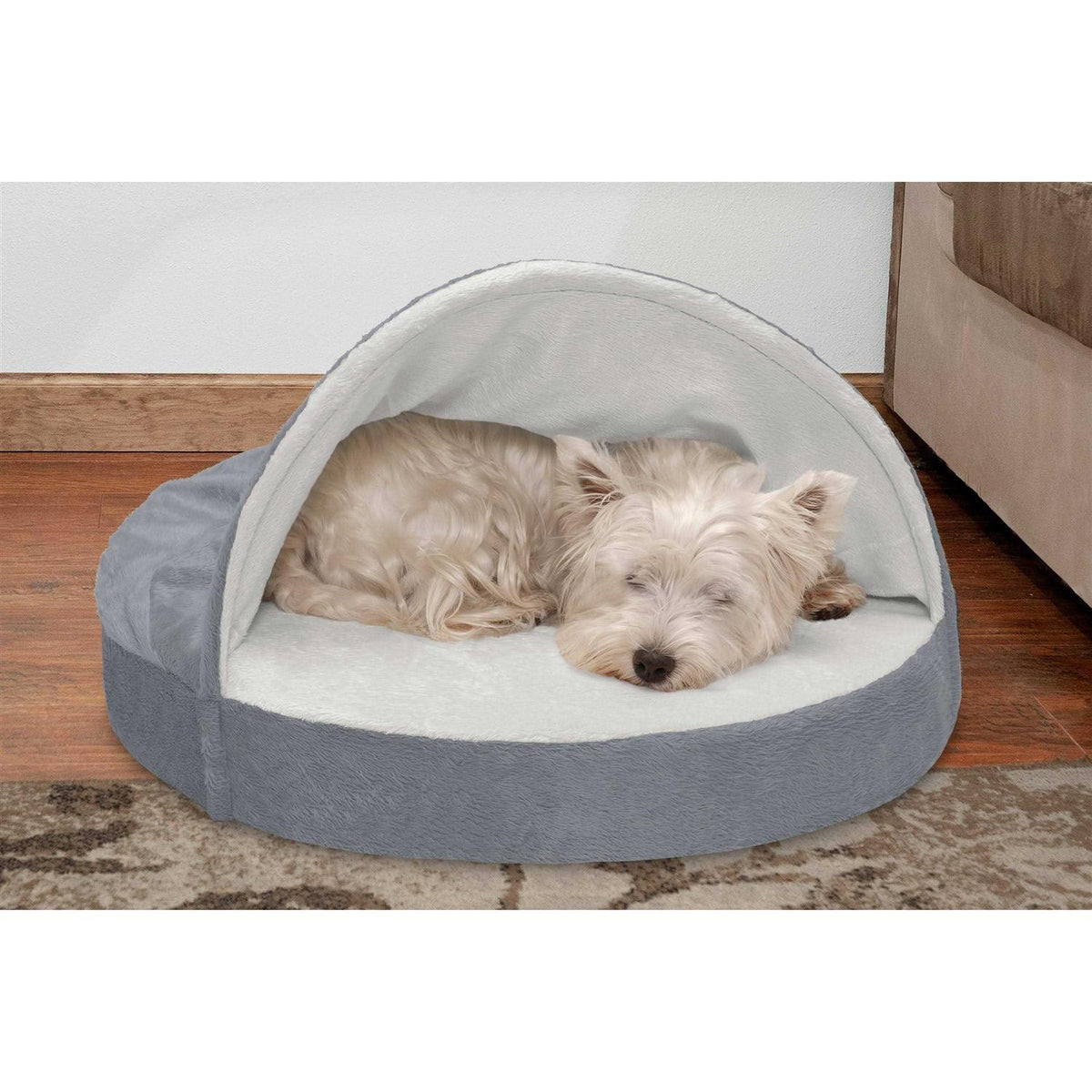 Faux Sheepskin Orthopedic Pet Dog Bed J3984