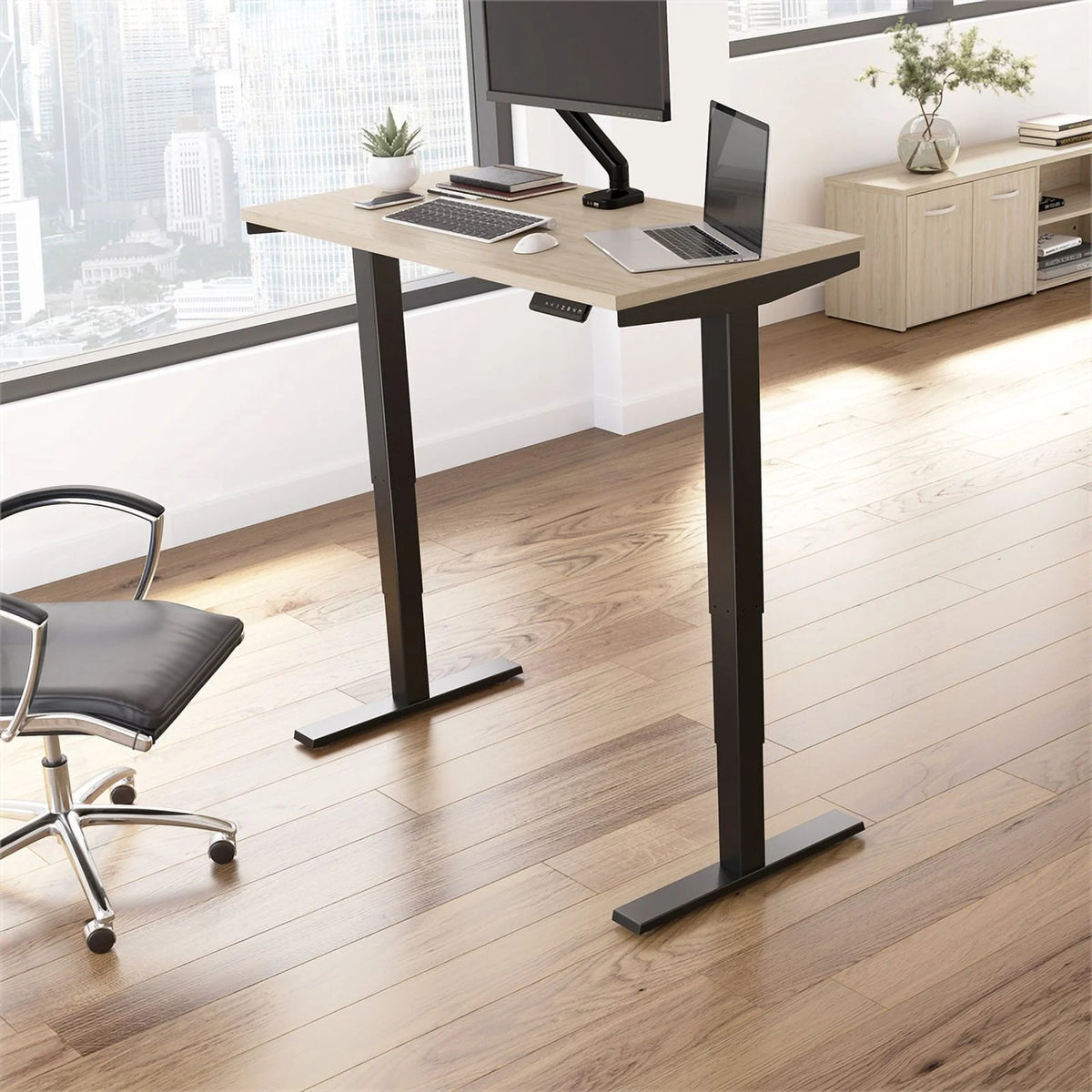 48" Engineered Wood Adjustable Standing Desk D26824