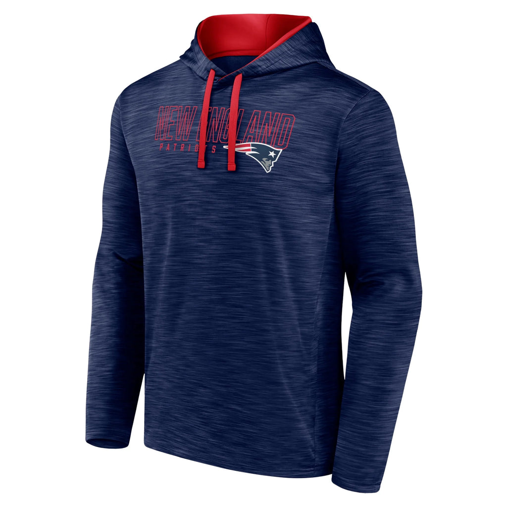 Heather Navy New England Patriots Pullover Hoodie R93998