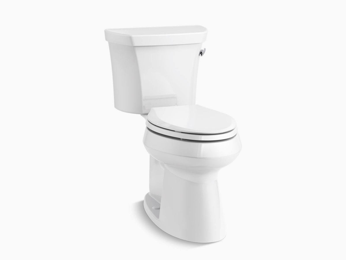 White Elongated Two Piece Toilet V97614