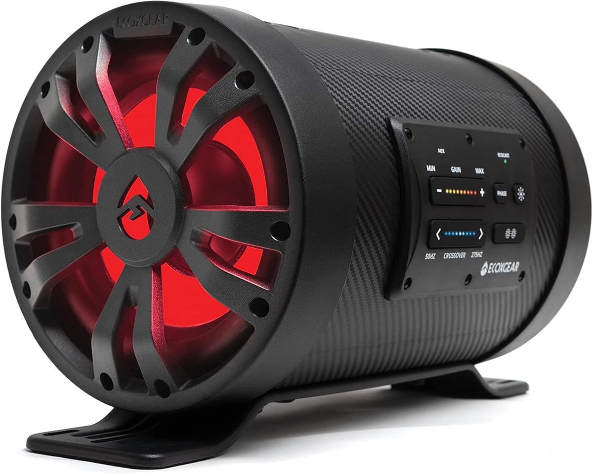 Sealed Powered 8-inch Subwoofer Tube with Built-in 500-Watt Amplifier G216