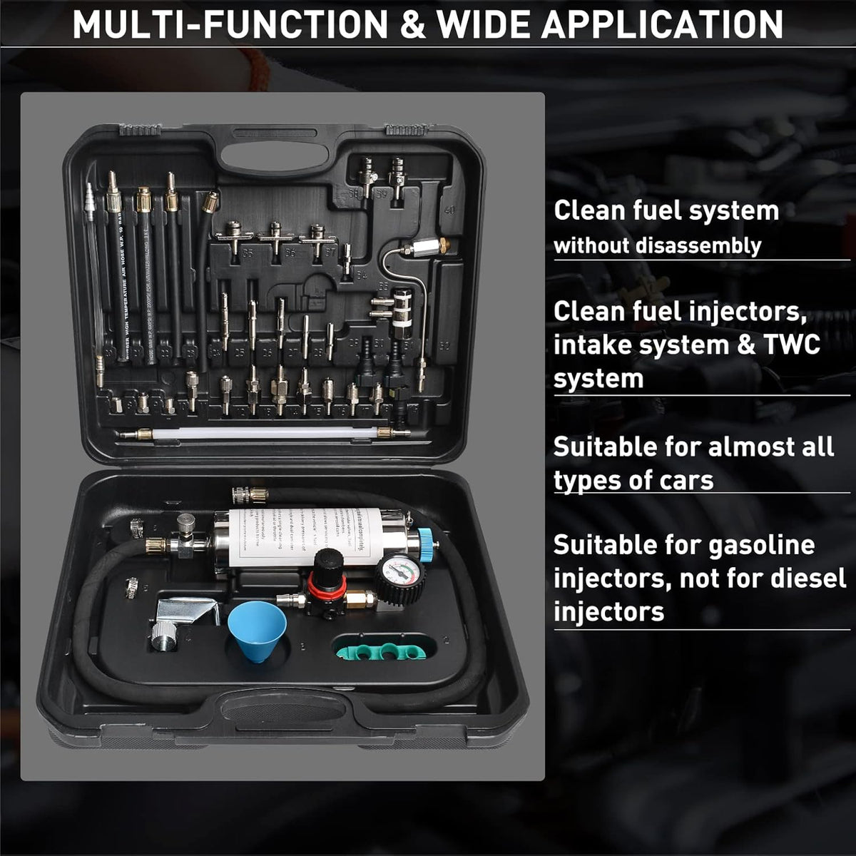 Fuel Injection Cleaner Tool (600ML, 140PSI) Y23678