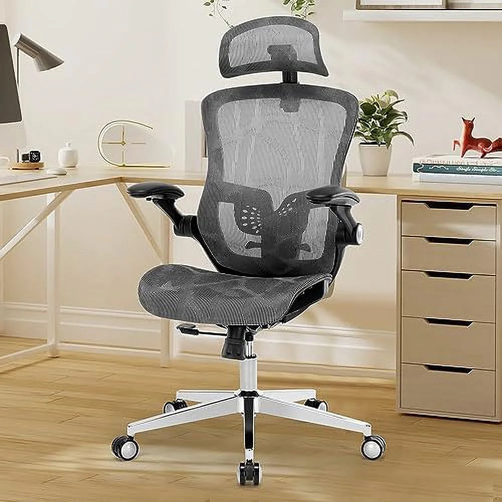 Ergonomic Mesh High Back Office Chair with Headrest and Lumbar Support U4048