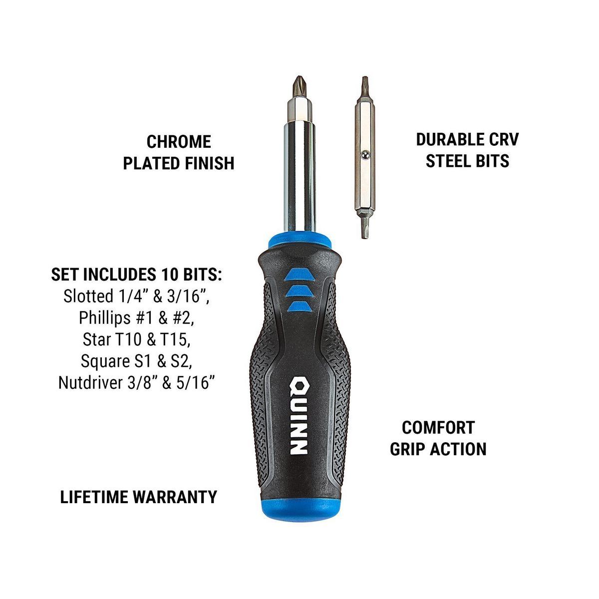 10-in-1 Multibit Screwdriver R8330
