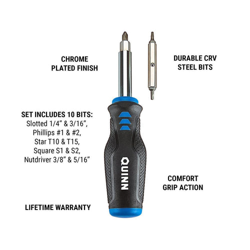 10-in-1 Multibit Screwdriver R8330