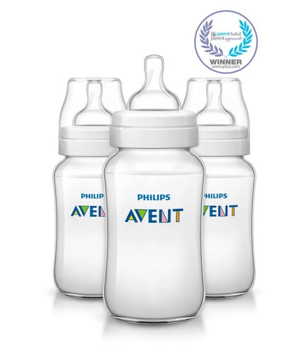 Clear 11oz 3pk Baby Bottles D7887