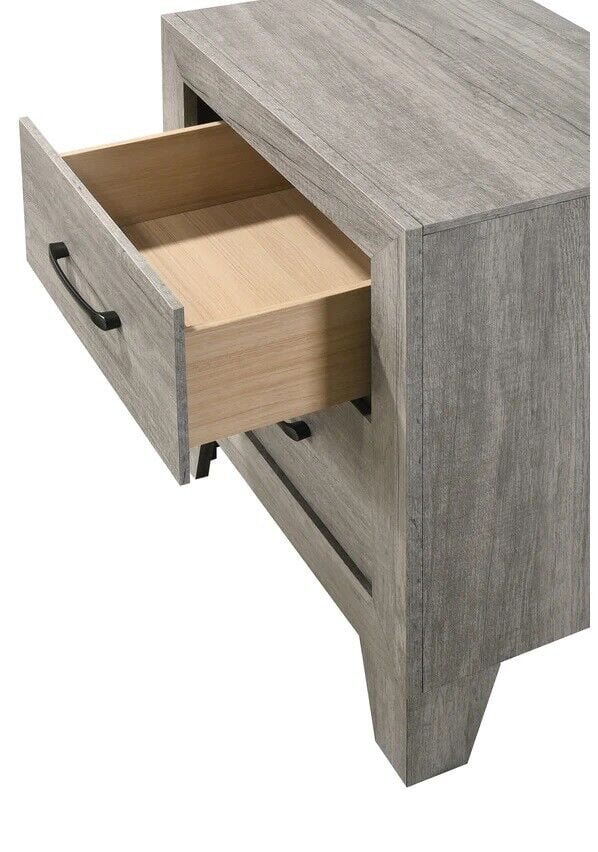 5pc Full Size Platform Bedroom Set Gray D71927