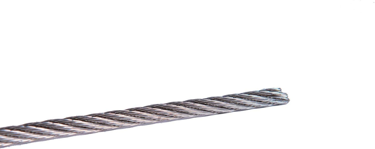 1/8” 1x19 Marine Grade Stainless Steel Cable 250-Foot Spool I424