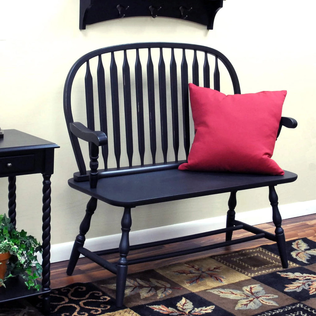 Black Windsor Bench W31670