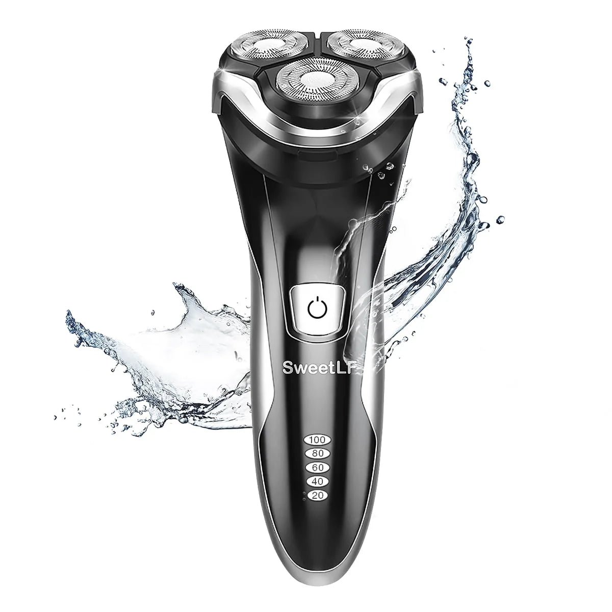 Electric Razor IPX7 Waterproof Wet and Dry with Pop-up Beard Trimmer Blue T72697