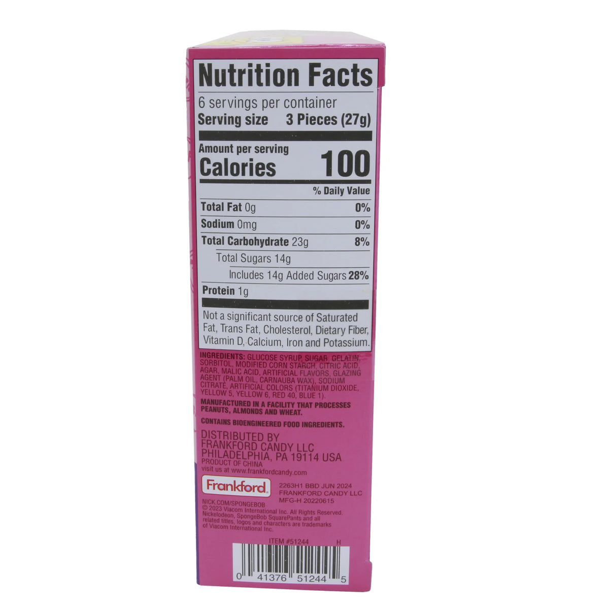 Heart Shaped Gummy Candy, 18 Count F652