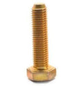 1/4-20 x 1 1/4 Coarse Thread Grade 5 Hex Cap Screw - Medium Carbon Steel Yellow Cadmium Plated Pk 1900 O2774