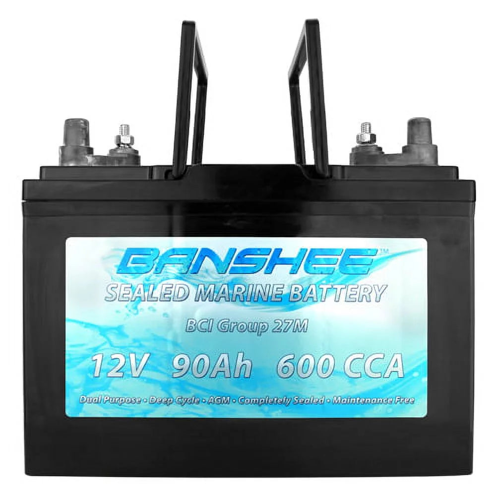 Group 27 Sealed AGM Deep Cycle Marine Battery L295