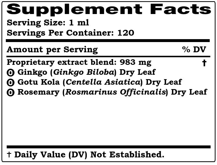 Organic Liquid Extract Tincture 4 Fl.Oz A881
